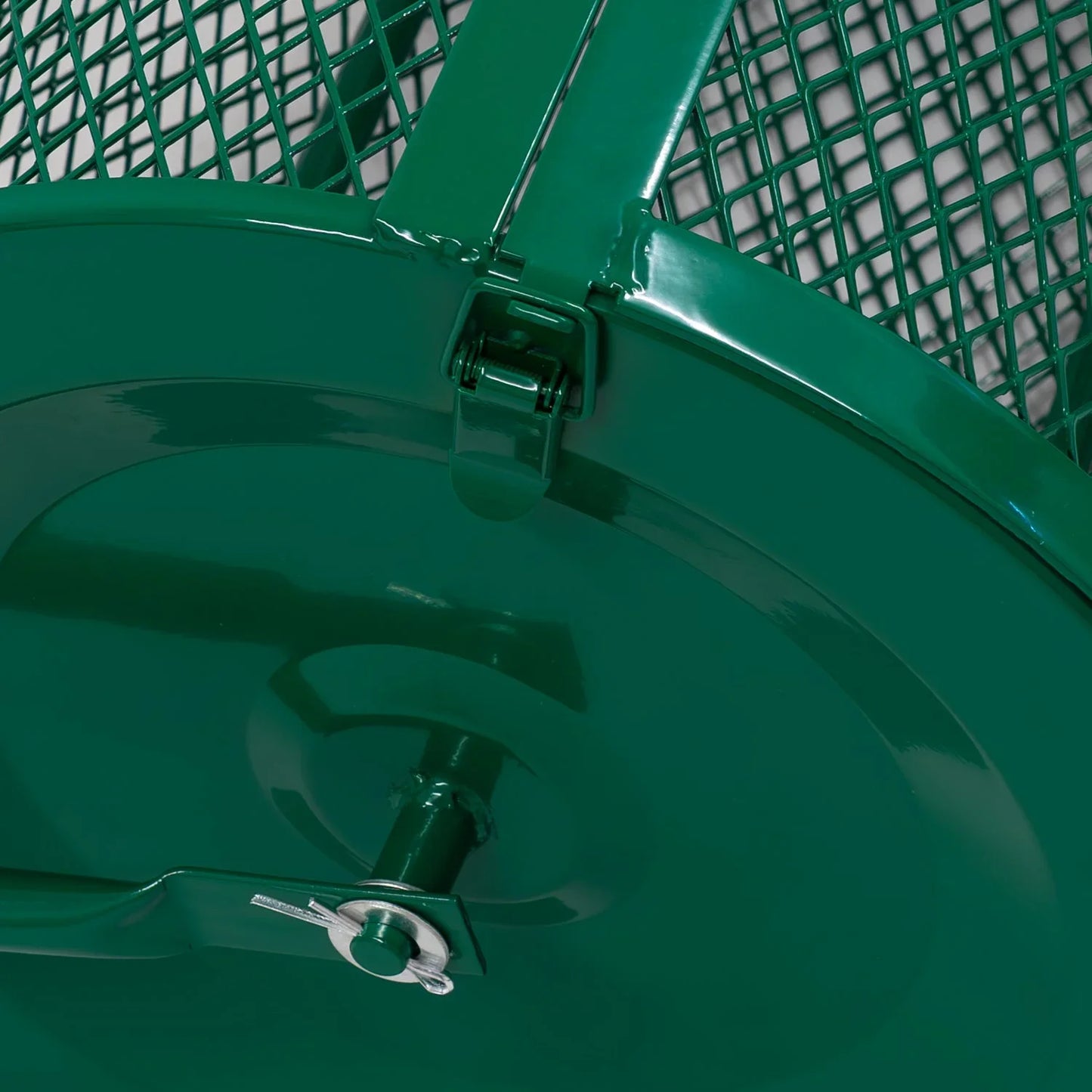 zblandscape 76L Lawn Compost Spreader Top Dress Soil/Fertiliser/Seed Heavy Duty Garden Roller