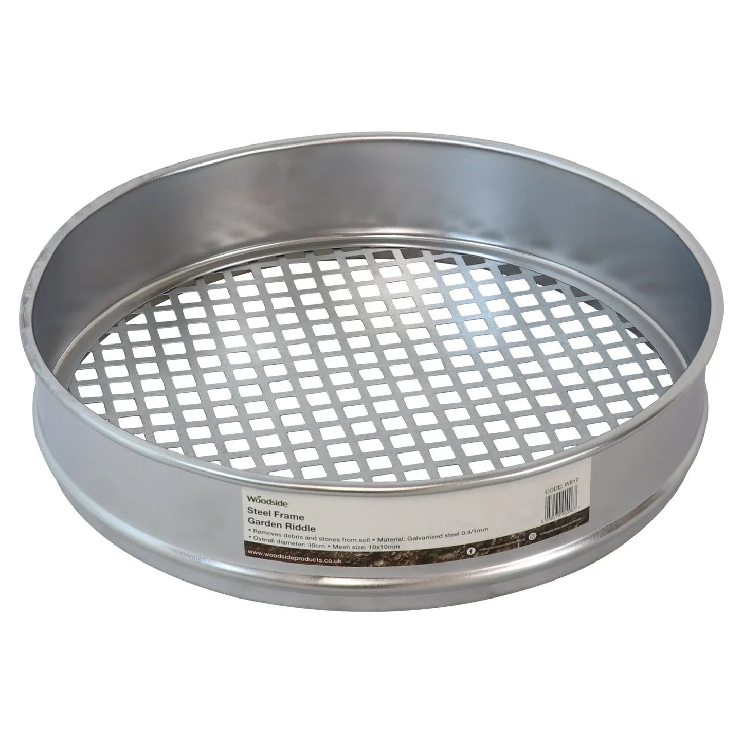 zblandscape Heavy Duty Garden Riddle, 30cm Potting Sieve, Mesh Soil/Compost Sift